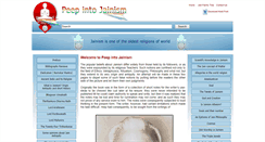 Desktop Screenshot of peepintojainism.com